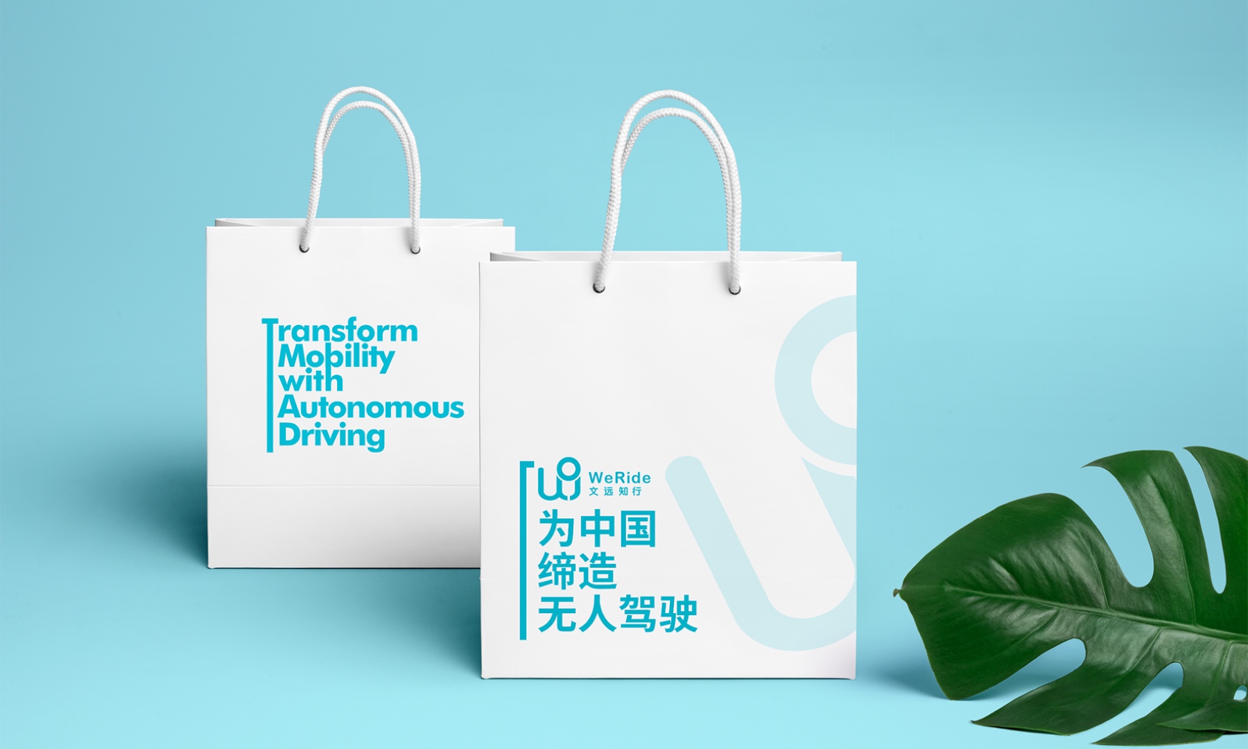 WeRide 品牌包装袋完整展示